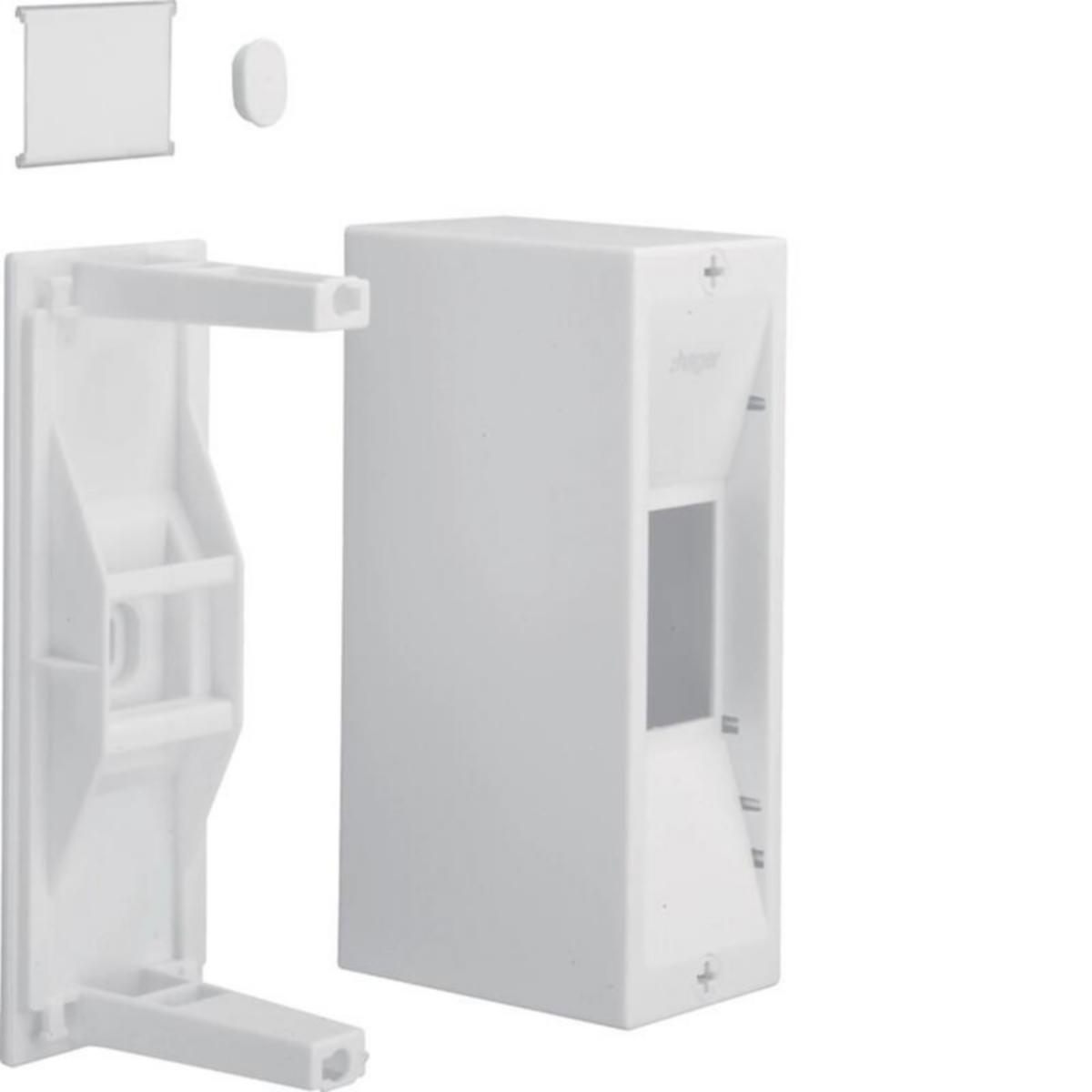Moduulikotelo pinta PS Hager Gamma IP30 - MODUULIKOTELO PINTA PS GAMMA GD102N 1x2MOD PS IP30