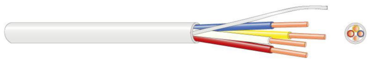 Merkinantokaapeli-HF Kajote KLM LSZH Dca - MERKINANTOKAAPELI KAJOTE KLM-LSZH 2X0.8 DCA PK500