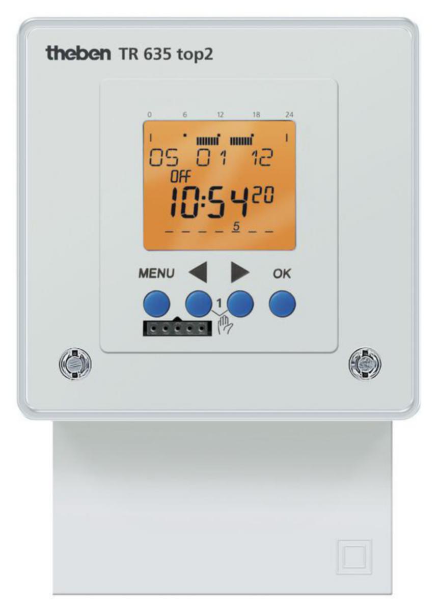 Kellokytkin digitaalinen Theben TR635 Top2 - KELLOKYTKIN DIGITAALINEN 'TR 635 TOP2