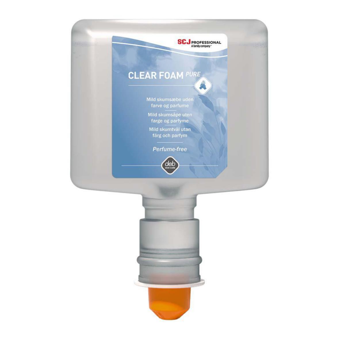 Vaahtosaippua Clear Foam Pure - SAIPPUA VAAHTO 1,2L DEB CLEAR FOAM PURE