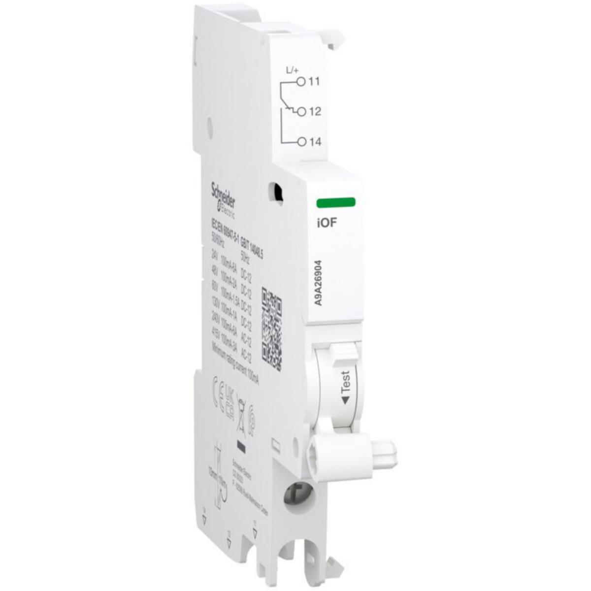 Apukosketin Schneider Electric Acti 9 - APUKOSKETIN ACTI 9 ACTI9 IOF APUKOSK VK A 100MA6A