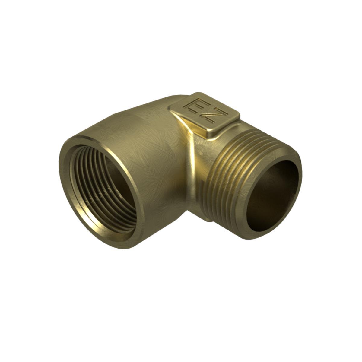 Kulmayhde messinki sk/uk - KULMA SK/UK MESSINKI 1/2" DN15