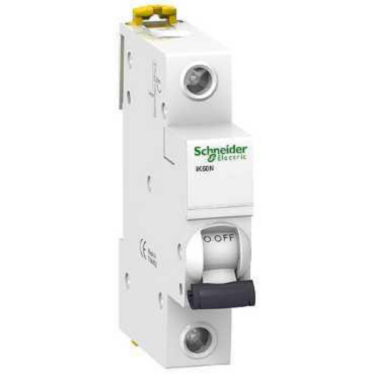 Johdonsuojakatkaisija Schneider Electric Acti 9 C-käyrä 1-nap 6kA - JOHDONSUOJAKATKAISIJA ACTI9 IK60N 1x40A/C/6kA