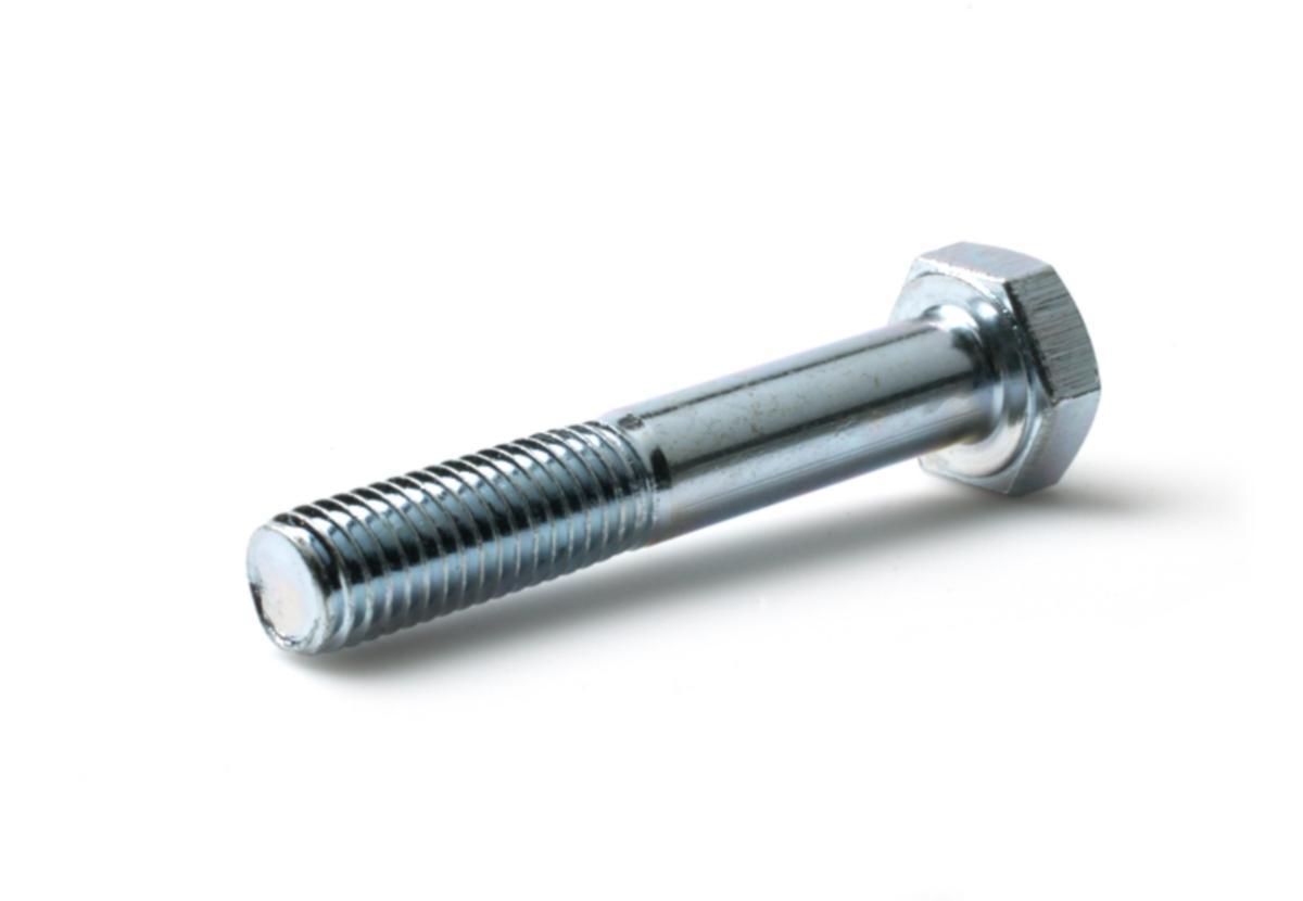 Kuusioruuvi FIXX, ISO 4014/ DIN 931 8.8 ZN osakierre - KUUSIORUUVI SINKITTY FIXX 10X140 ZN ISO 4014 8.8