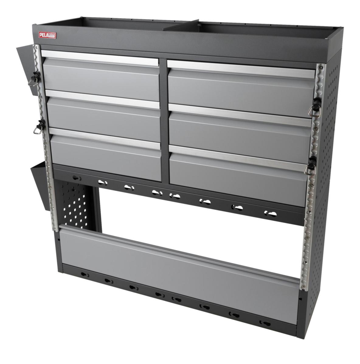 Pakettiauton hylly PELA 6 laatikkoa - PAKETTIAUTON HYLLY, 6 LTK PELA 538175