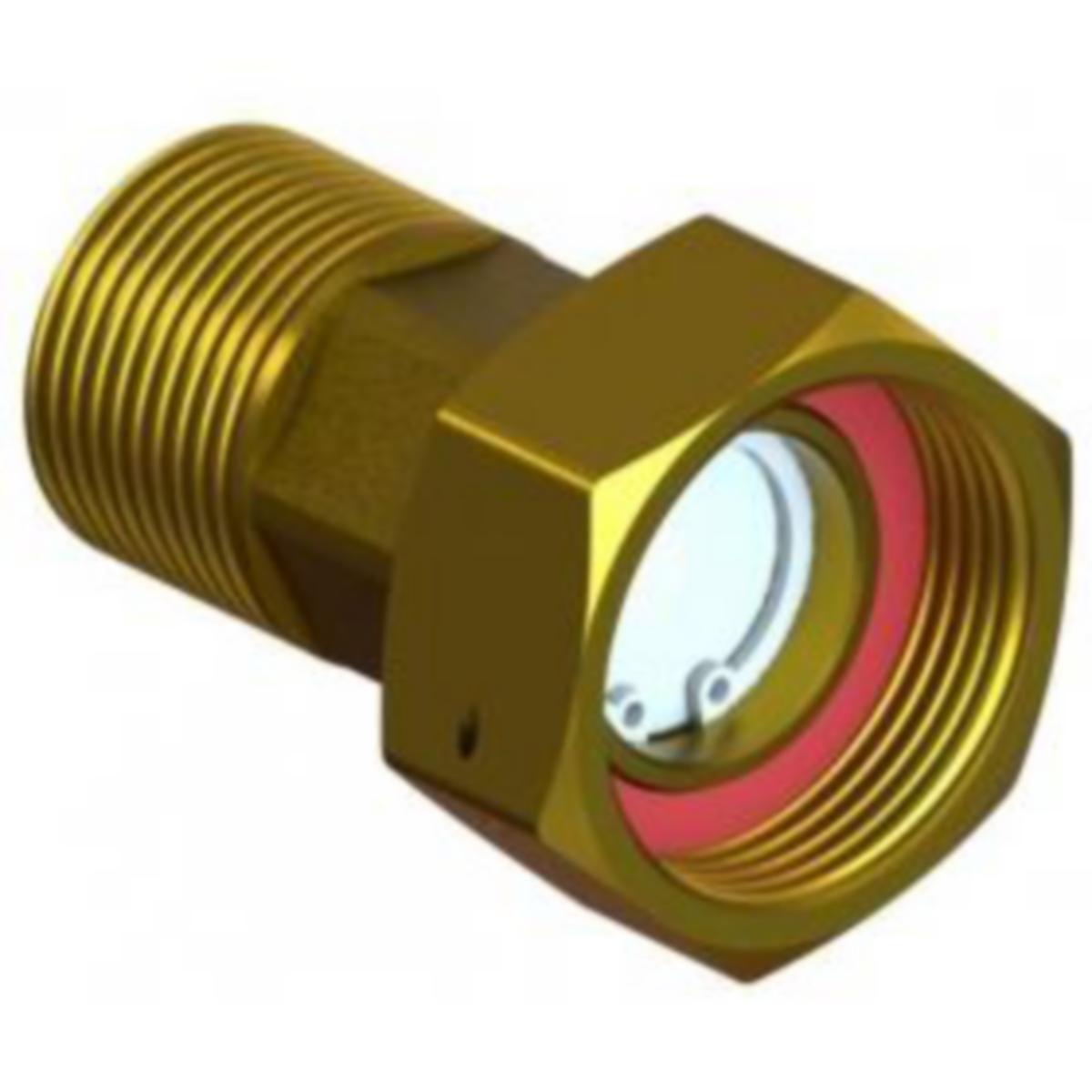 Vesimittariliitin HELA 381 takaiskulla - VESIMITTARILIITIN TAKAISKULLA 3/4X1/2 HELA 381