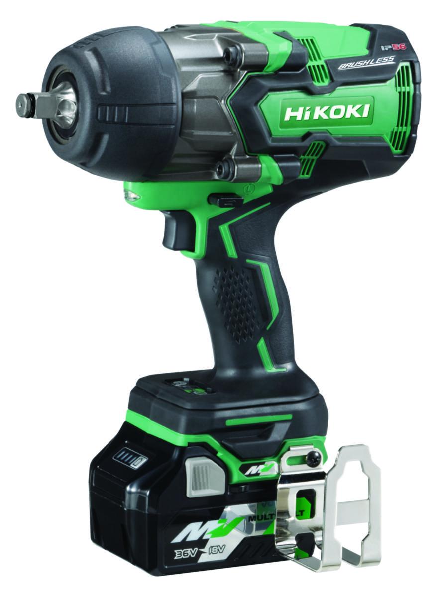 Akkumutterinväännin HiKOKI WR36DB - MUTTERINVÄÄNNIN WR36DB HSC HIKOKI 36V MV 12,7MM 2XBSL36A