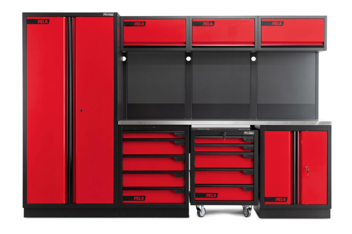 Työpistekaluste PELA 2.0 - TYÖPISTEKALUSTE PUNA/MUSTA PELA 546214