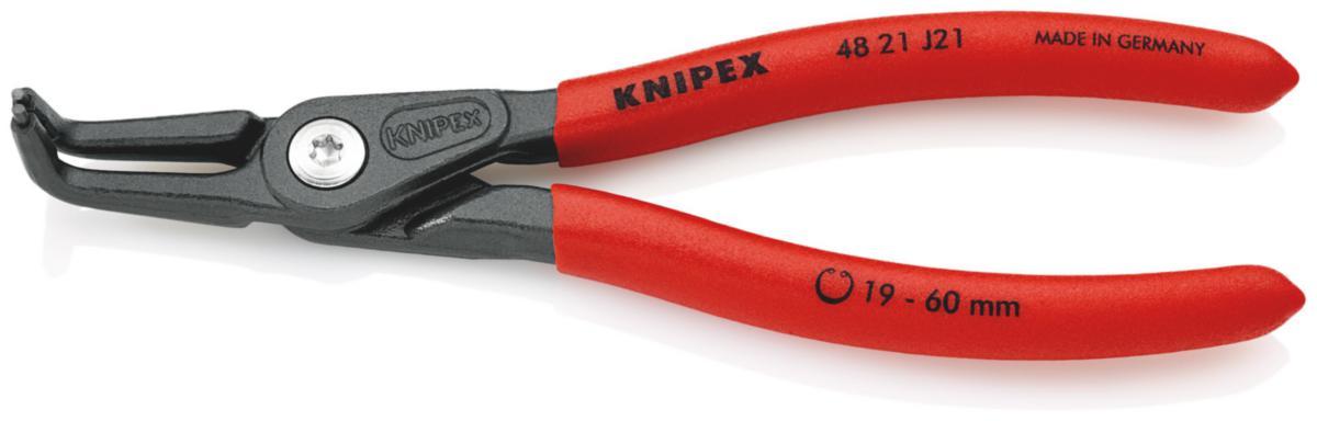 Lukkorengaspihdit Knipex 4821 sisärenkaisiin - LUKKORENGASPIHTI SIT19-60SB KNIPEX 4821J21SB MV