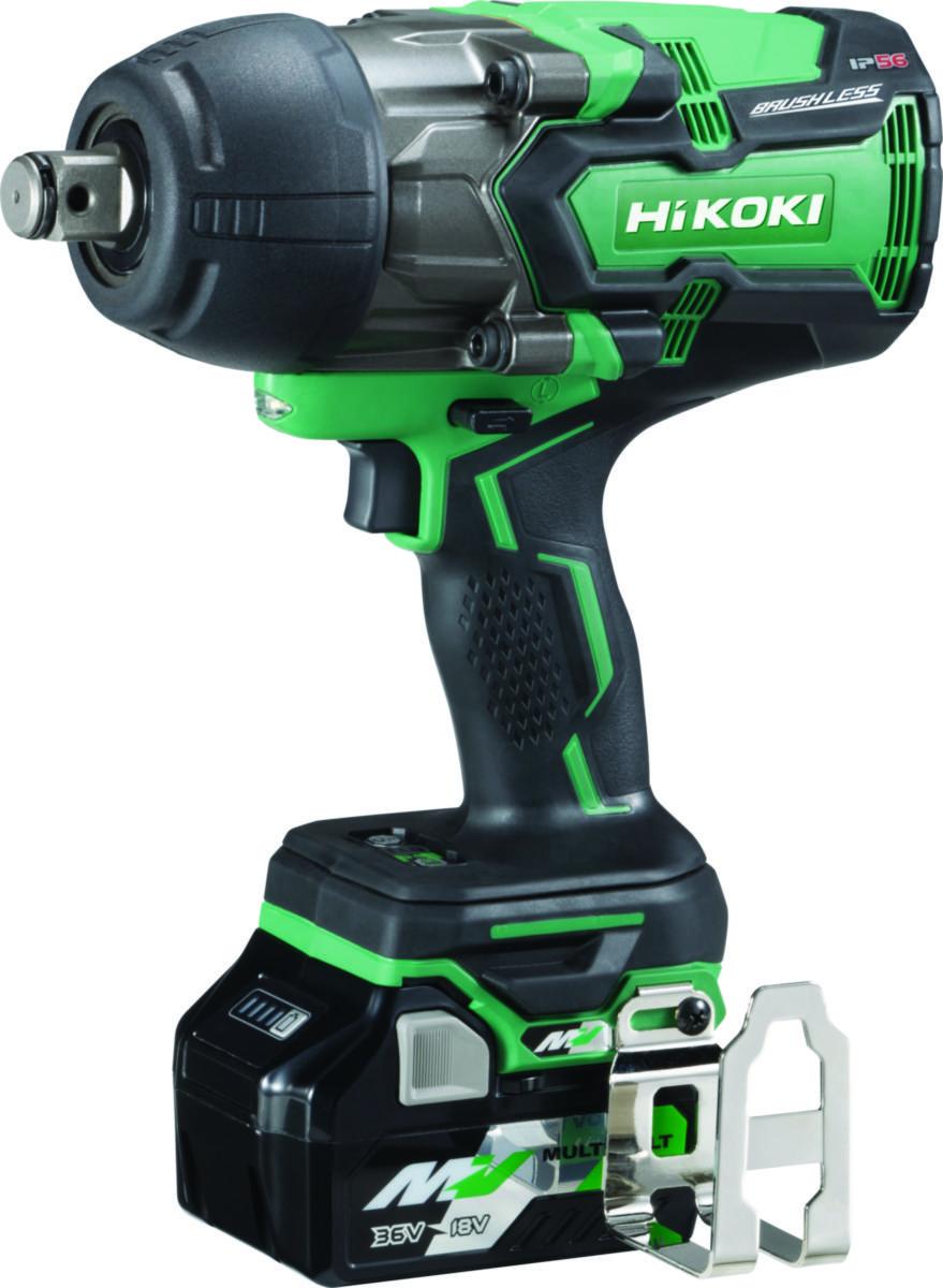 Akkumutterinväännin HiKOKI WR36DA - MUTTERINVÄÄNNIN WR36DA HSC HIKOKI 36V MV 19MM 2XBSL36A18