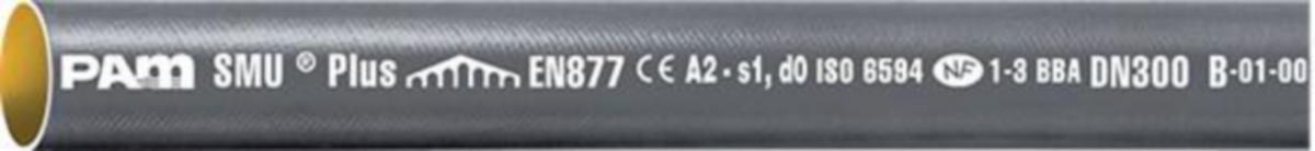 Valurautaviemäriputki SMU Global Plus - VALURAUTAVIEMÄRIPUTKI DN70 DE75X3000 GLOBAL PLUS