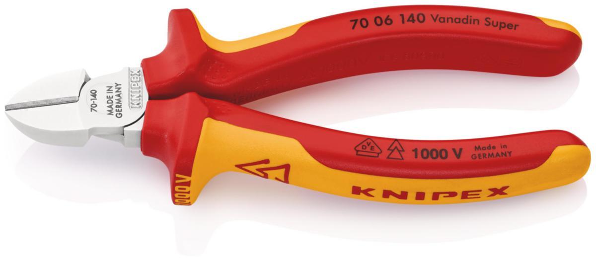 Sivuleikkurit Knipex 7006 1000V - SIVULEIKKURI VDE 140 SB KNIPEX 7006140SB