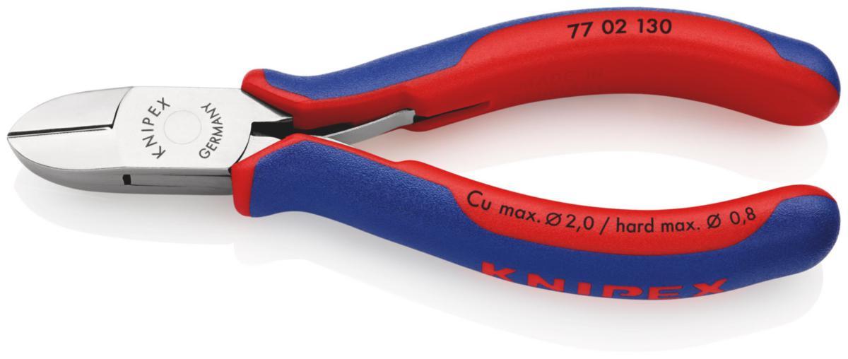Elektroniikkasivuleikkurit Knipex 7702 elektroniikka - SIVULEIKKURI EL.130 SB KNIPEX 7702130SB