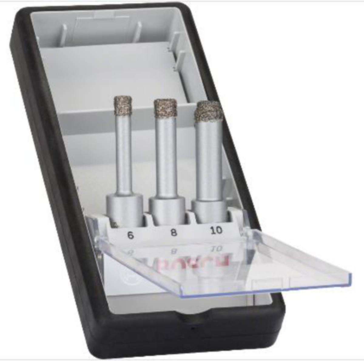 Timanttiporanteräsarja Bosch Best for Ceramic - TIMANTTIPORANTERÄSARJA BOSCH 6-10MM EASYDRY