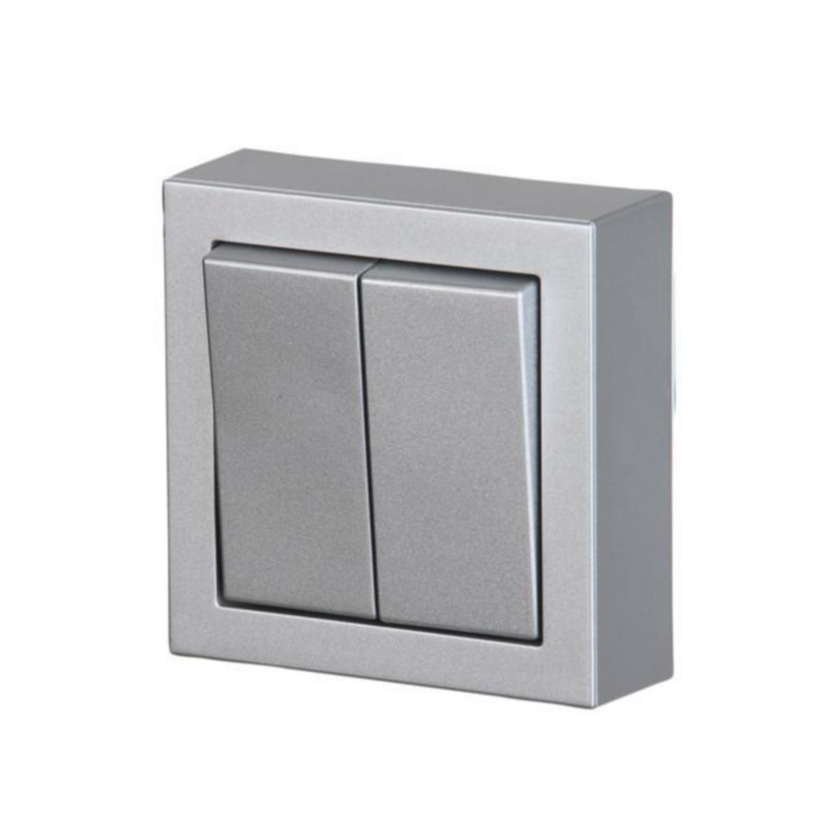 Kytkin ABB Impressivo pinta-asennus - KYTKIN IMPRESSIVO 6+6/16AX/250V/IP21 PPJ 0X ALU