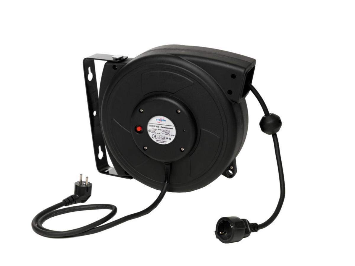 Kaapelikela Unoreel 3x1.5mm 15+1m - KAAPELIKELA 3X1,5MM 15+1 IP42,3000W,H07RNF