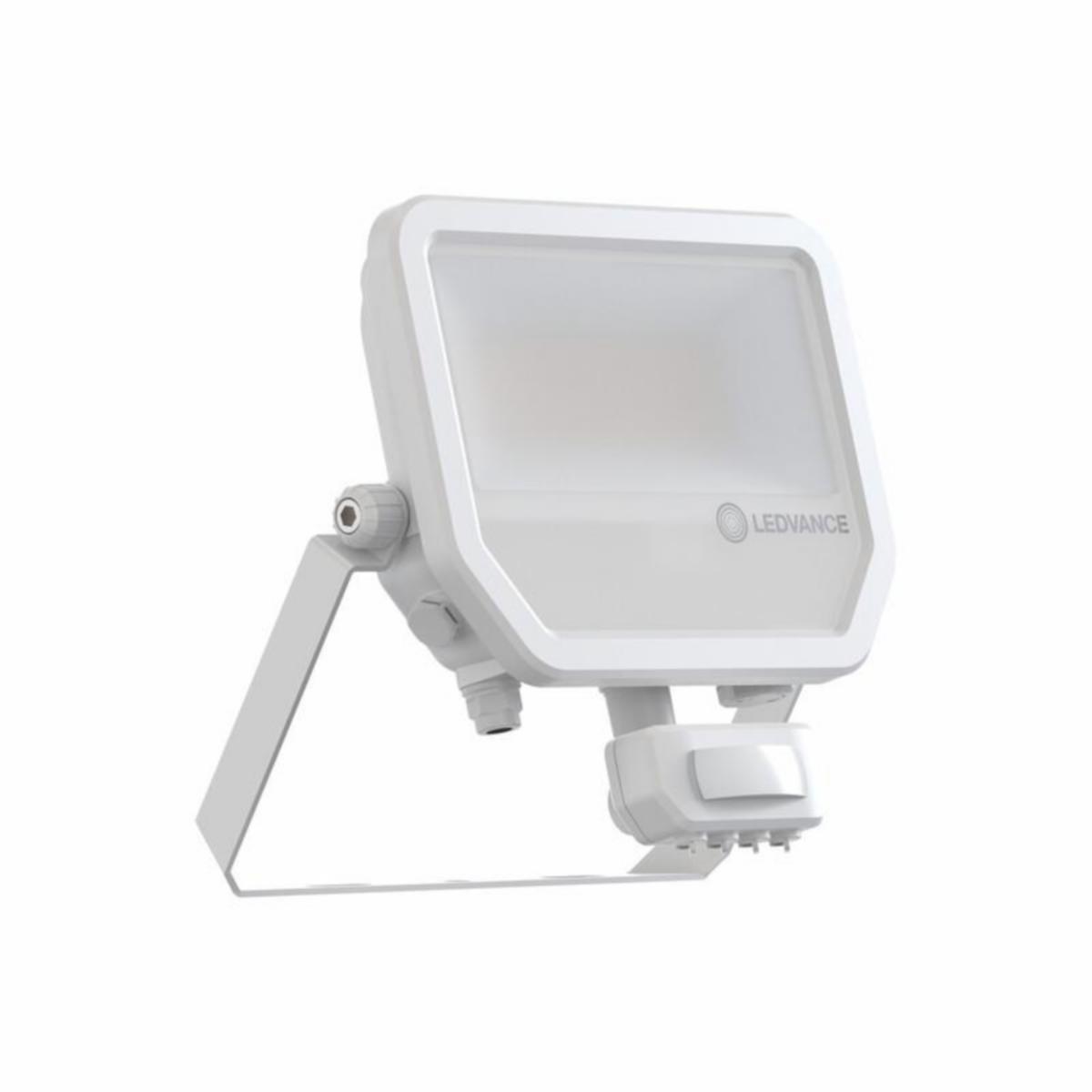 Tunnistinvalonheitin Ledvance Floodlight PFM valkoinen - VALONHEITIN FLOODLIGHT SENSOR FL 50 6000LM 840 SYM S ML WT