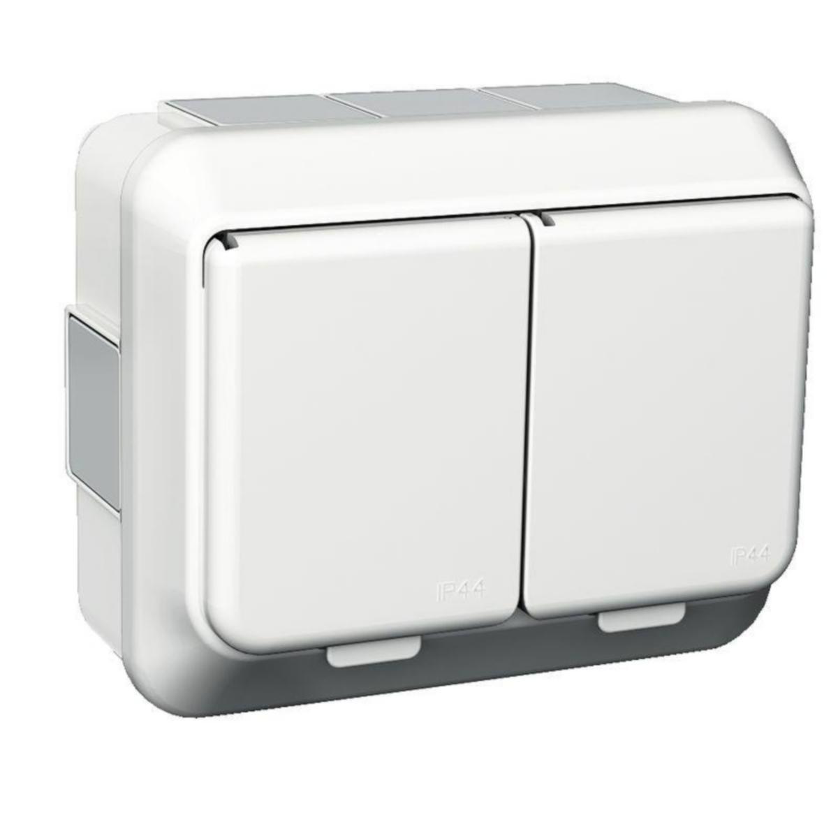 Pistorasia Schneider Electric Exxact pinta IP44 - PISTORASIA EXXACT 2S/16A/IP44 0X PPJ VAL