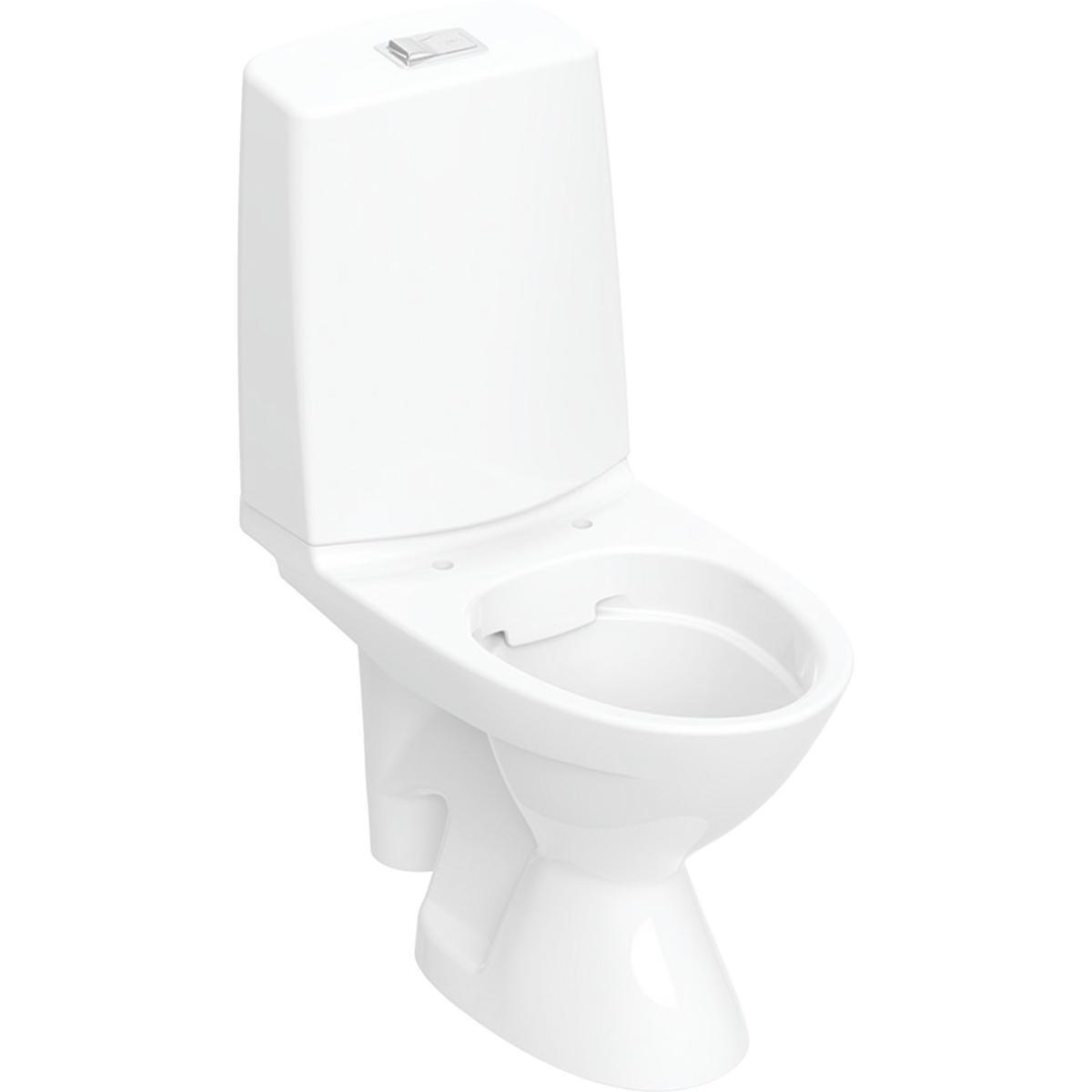 WC-laite IDO Glow 63 ilman kiinnitysreikiä - WC-LAITE GLOW 63 ISO JALKA 35363-01 KANNETON ILM REIK 1-H
