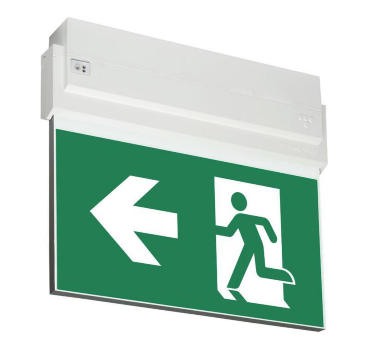 Opastevalaisin Teknoware Opas 80 vasemmalle - OPASTEVALAISIN OPAS 80 Y8053WM147 230VAC 30M VAS 1-P