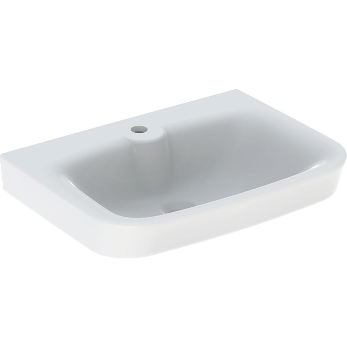 Pesuallas IDO Glow Square, ilman ylivuotoaukkoa - PESUALLAS GLOW 12167-01 600 ILMAN YV AUKKOA