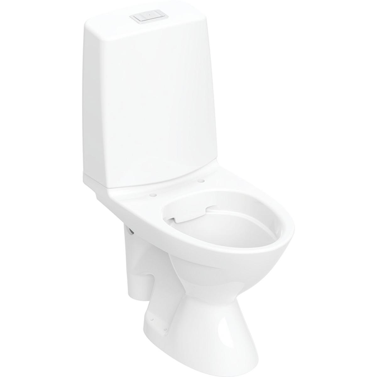 WC-laite IDO Glow 63 poistoputkella - WC-LAITE GLOW 63 38463-01 POISTOP. VASEN 2-H