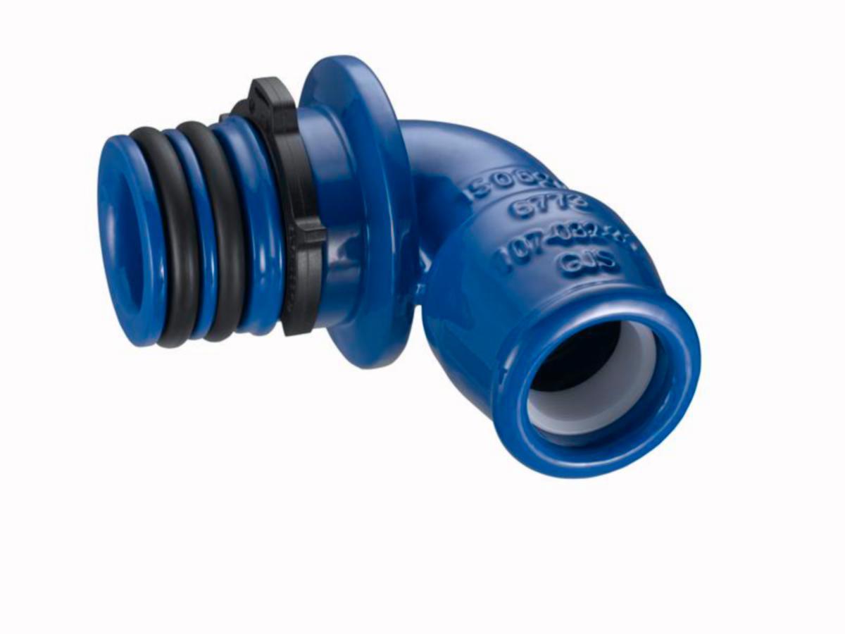 Pistoliitin AVK Supa Lock kulma - PURISTUSKULMA DN32/63MM, 90 DEG