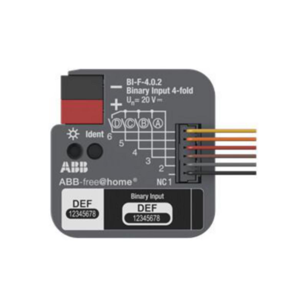 Tuloyksikkö ABB-free@home - TULOYKSIKKÖ ABB FREEHOME 4B/230VAC T DIN