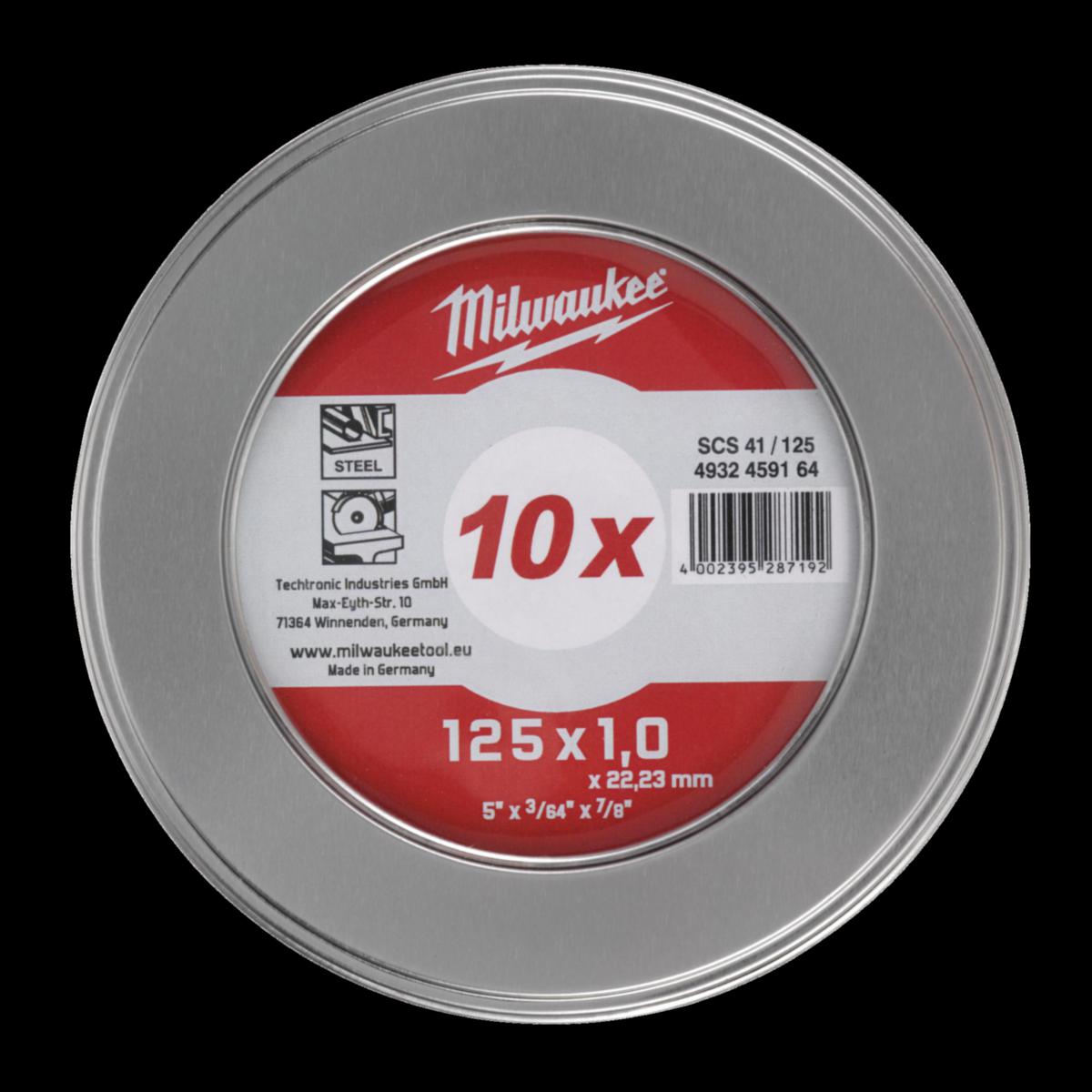 Katkaisulaikka Milwaukee - KATKAISULAIKKA MILWAUKEE 125X1 PRO TB 10KPL