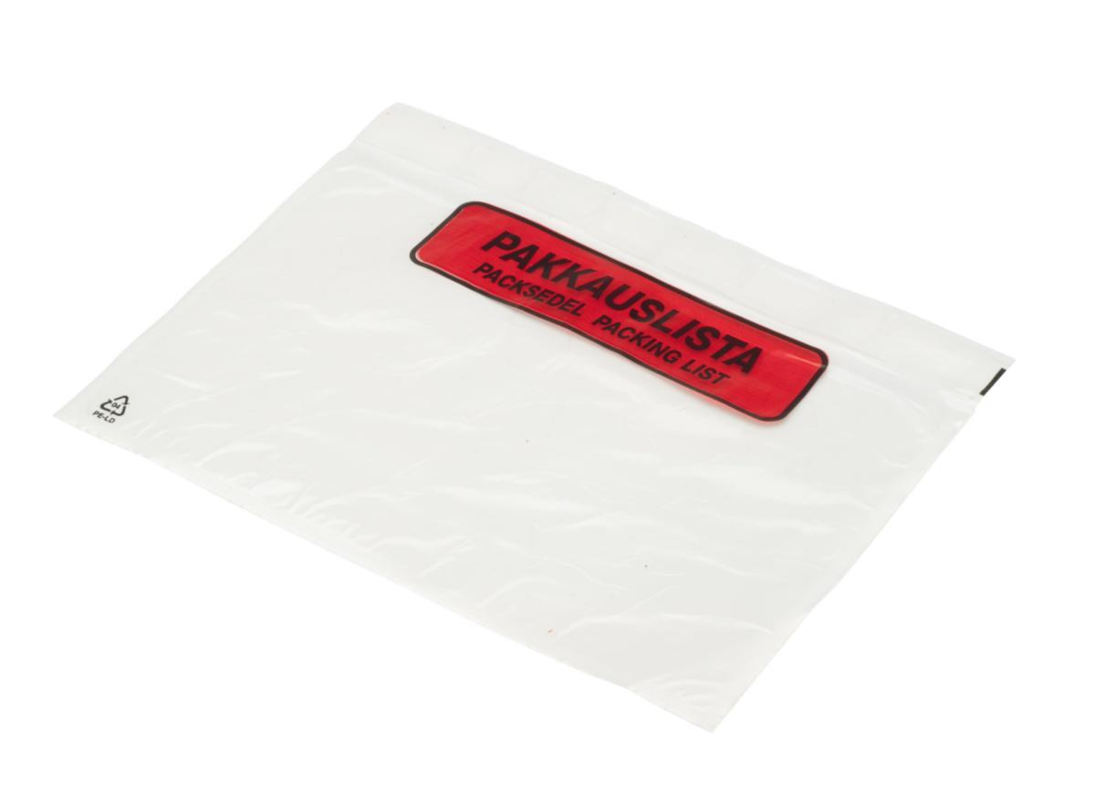 Lähetetasku painettu Telpak - LÄHETETASKU C5 PAINETTU 240X162+22MM.3 KIEL..1000KPL