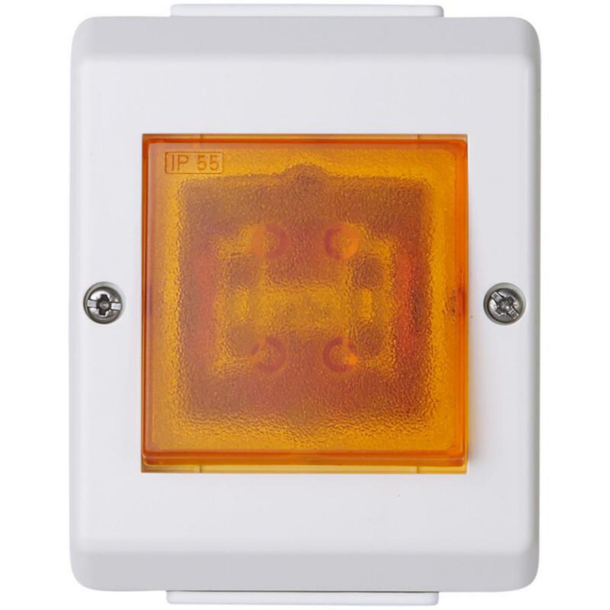 Kytkin ELKO RS Nordic pinta merkkivalolla IP55 - KYTKIN ELKO RS NORDIC 6/16A/250V/IP55 PPR MV VAL