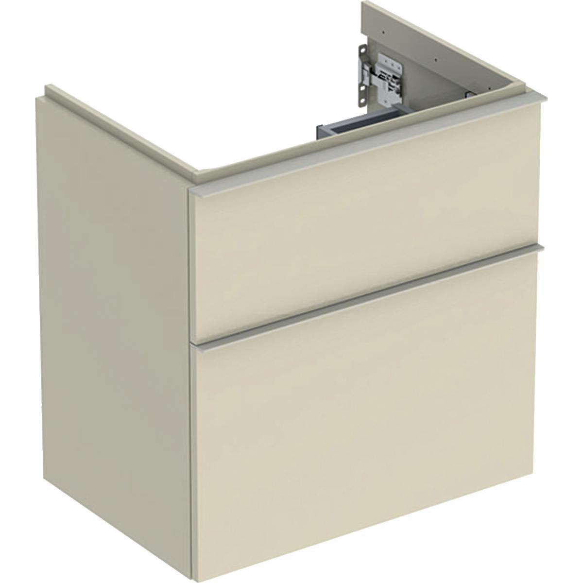 Alakaappi Geberit iCon pesualtaalle, kahdella laatikolla, compact 592 mm - ALAKAAPPI iCON 592X416X615MM HIEKANHARMAA