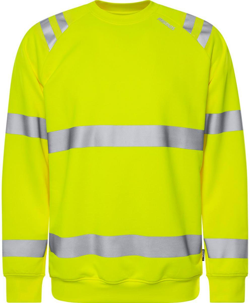 Collegepusero Fristads 7862 GPSW Green - HI VIS GOLLEGEPAIT NEONKEL XS FRISTADS 7862 GPSW