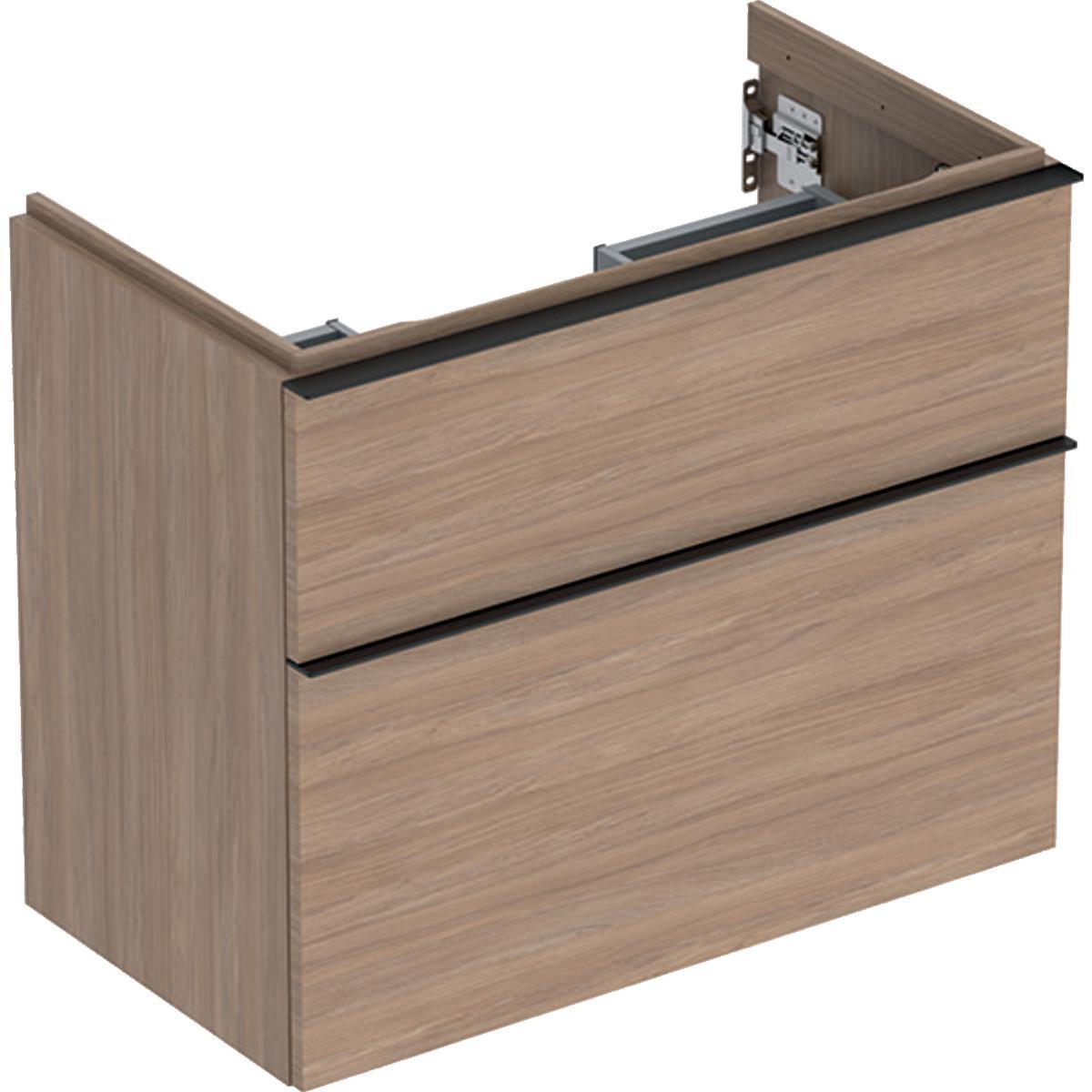 Alakaappi Geberit iCon pesualtaalle, kahdella laatikolla, compact 740 mm - ALAKAAPPI iCON 740X416X615MM TAMMI