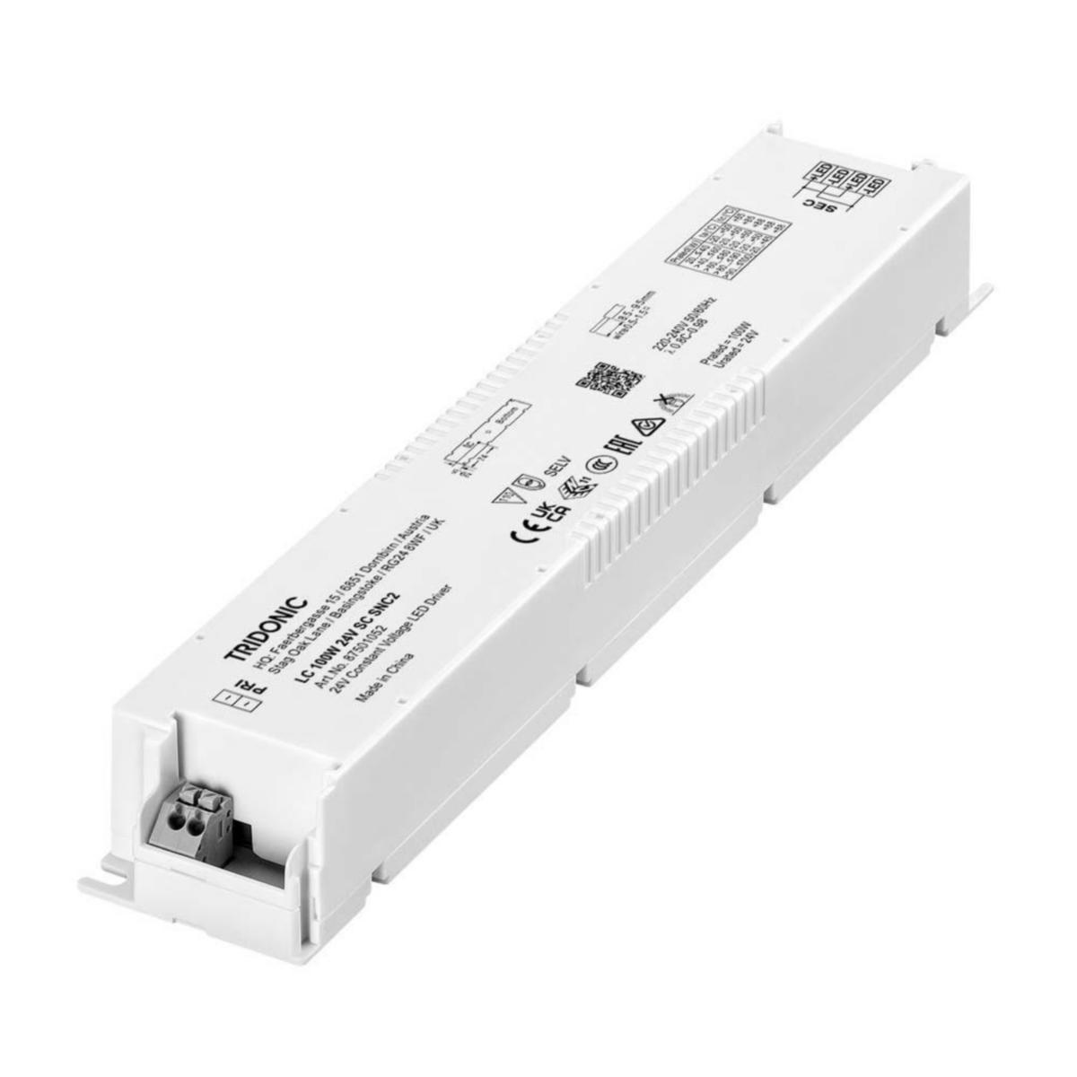 Elektroninen liitäntälaite Tridonic SNC2 - ELEKTR. LIITÄNTÄLAITE TRIDONIC LC 100W 24V SC SNC2