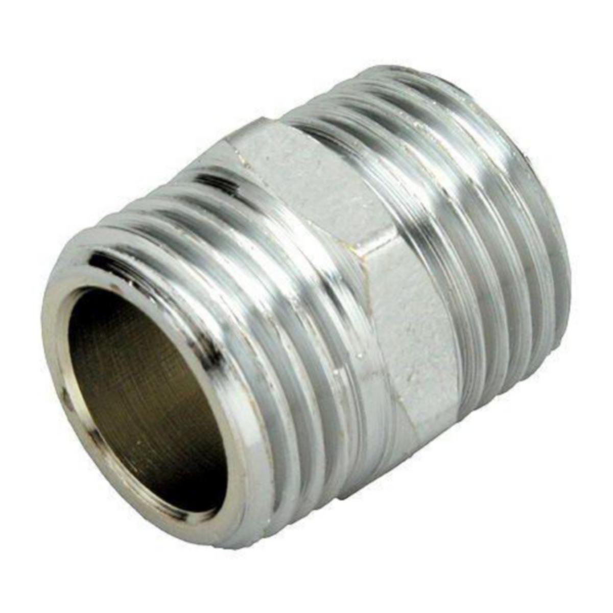 Kaksoisnippa kromattu - KAKSOISNIPPA MESSINKI/KROMI 1/2" DN15