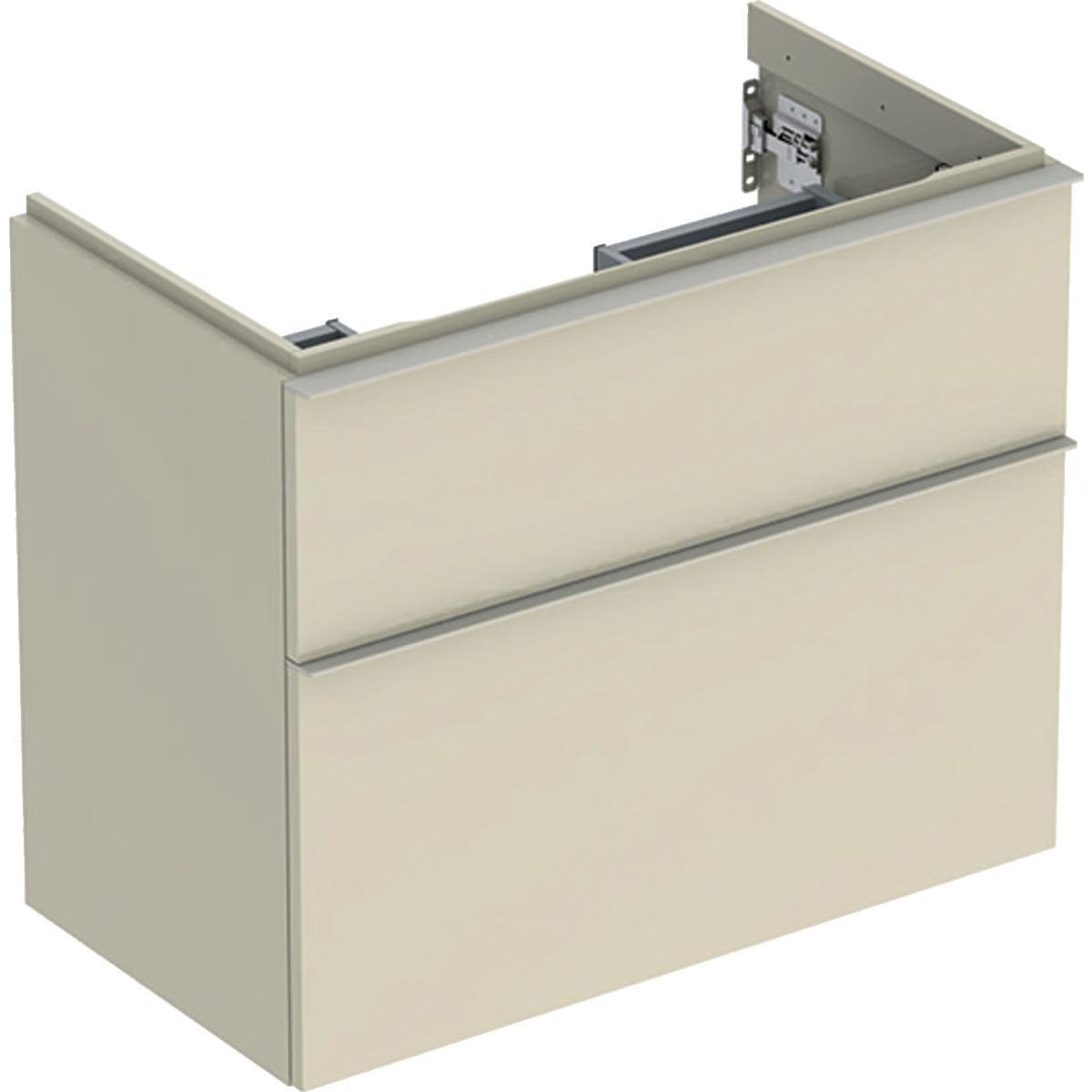 Alakaappi Geberit iCon pesualtaalle, kahdella laatikolla, compact 740 mm - ALAKAAPPI iCON 740X416X615MM HIEKANHARMAA
