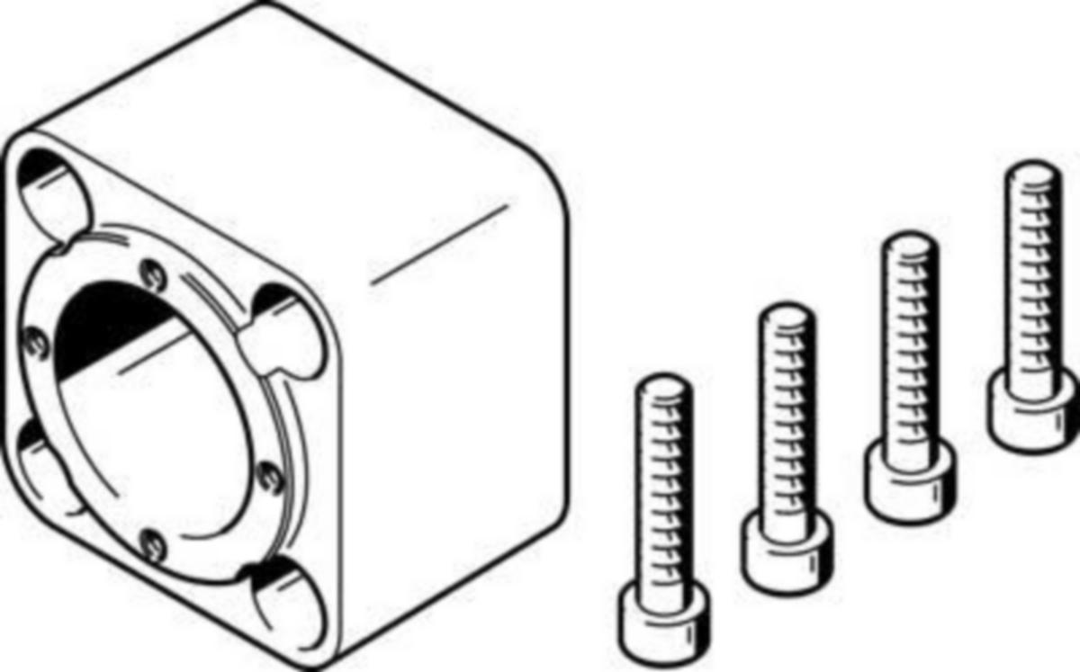 Kytkinkoppa Festo EAMK-A - KYTKINKOPPA 552157 FESTO EAMK-A-D40-44A/C