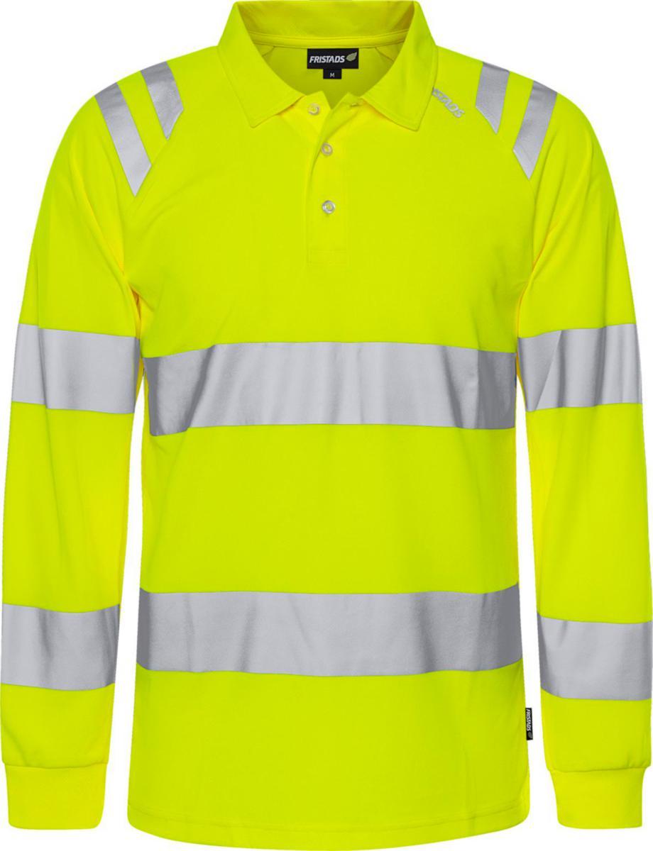Pikeepaita Fristads 7864 GPST Green - HIGH VIS PIKEEPAIT NEONKEL XS FRISTADS 7864 GPST