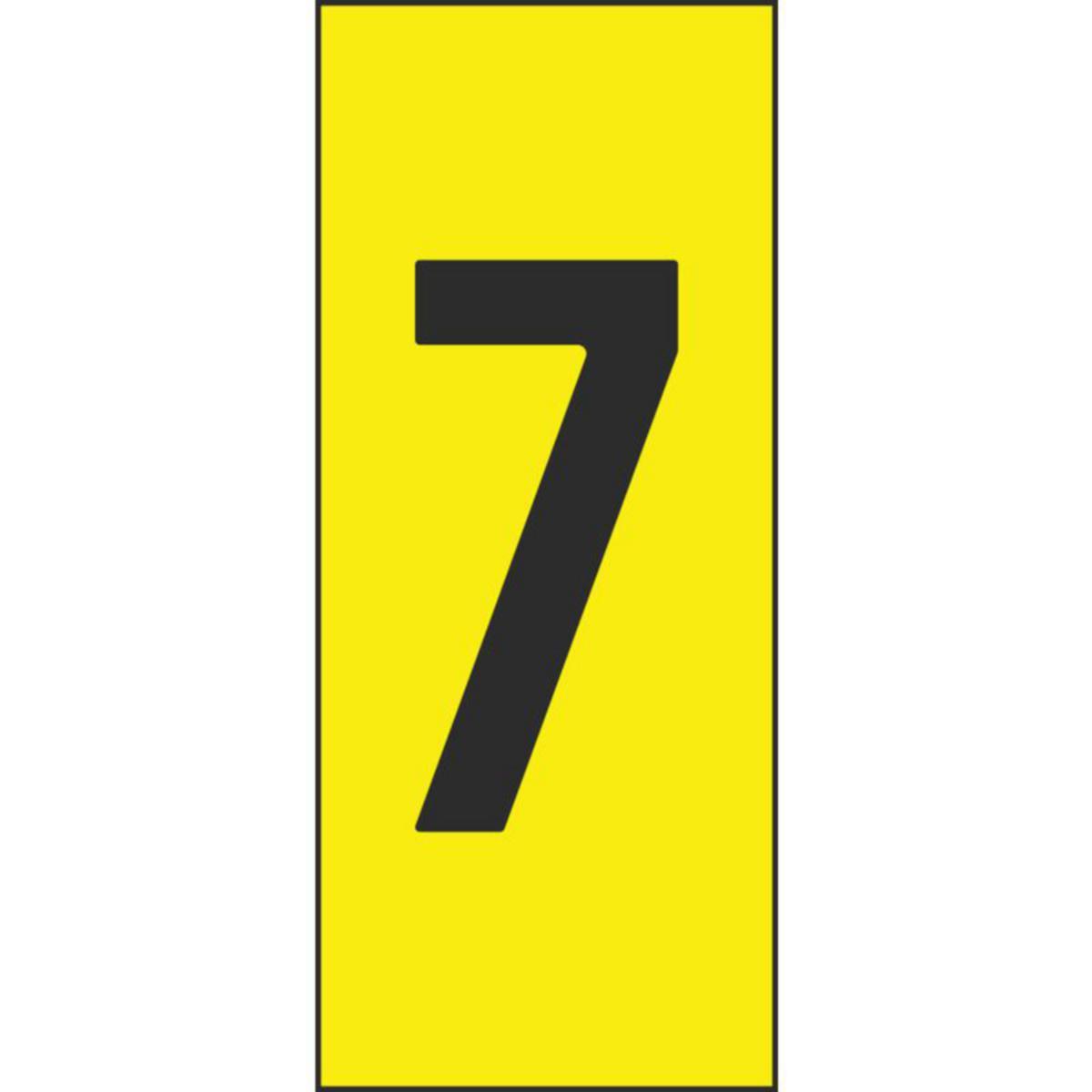 Merkintäkilpi Hammarprodukter H25 numerot - MERKINTÄTARVIKE HAMMAR H25, 7