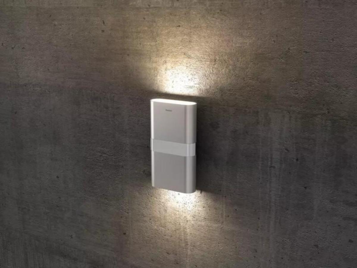 Tunnistinvalaisin Theben theLeda D - TUNNISTINVALAISIN THELEDA D IP55 LED11W 3000K 2X475LM ALU