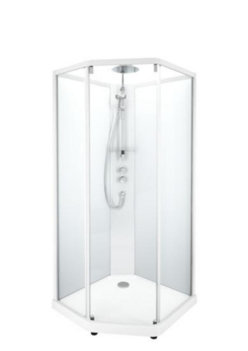Takalasi Contura Shower Showerama 10-5 - TAKALASI SHOWERAMA 10-5 900 VASEN. HUURRE. VALK.