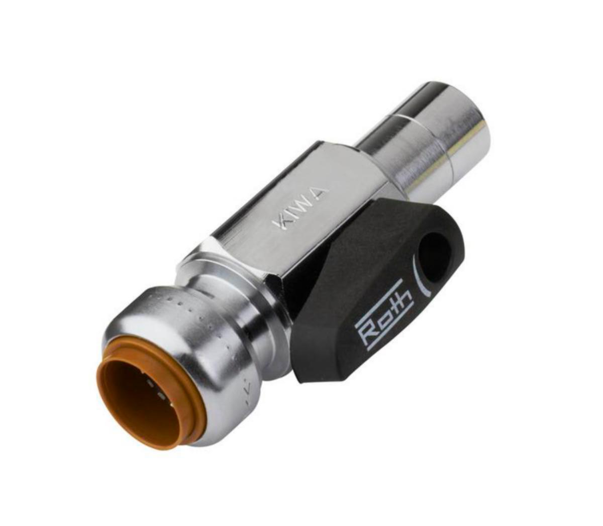 Kuulasulkuventtiili Roth pistoliitin - KUULASULKU ROTH 15MM