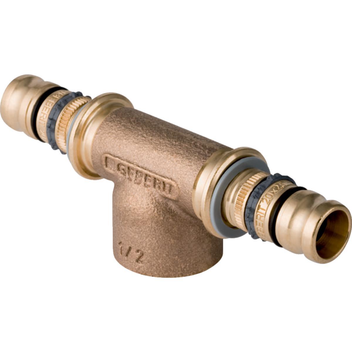 Puristus T-liitin Mepla sk - PURISTUST-HAARASK MEPLA 26x1/2x26 PUNAMETALLI