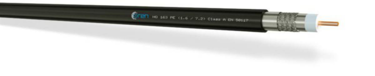 Antennikaapeli maa Laatuantenni Ören Kablo RG11 Fca AL117 PE - ANTENNIKAAPELI MAA LA RG11 MUSTA 10.0MM A FCA K250