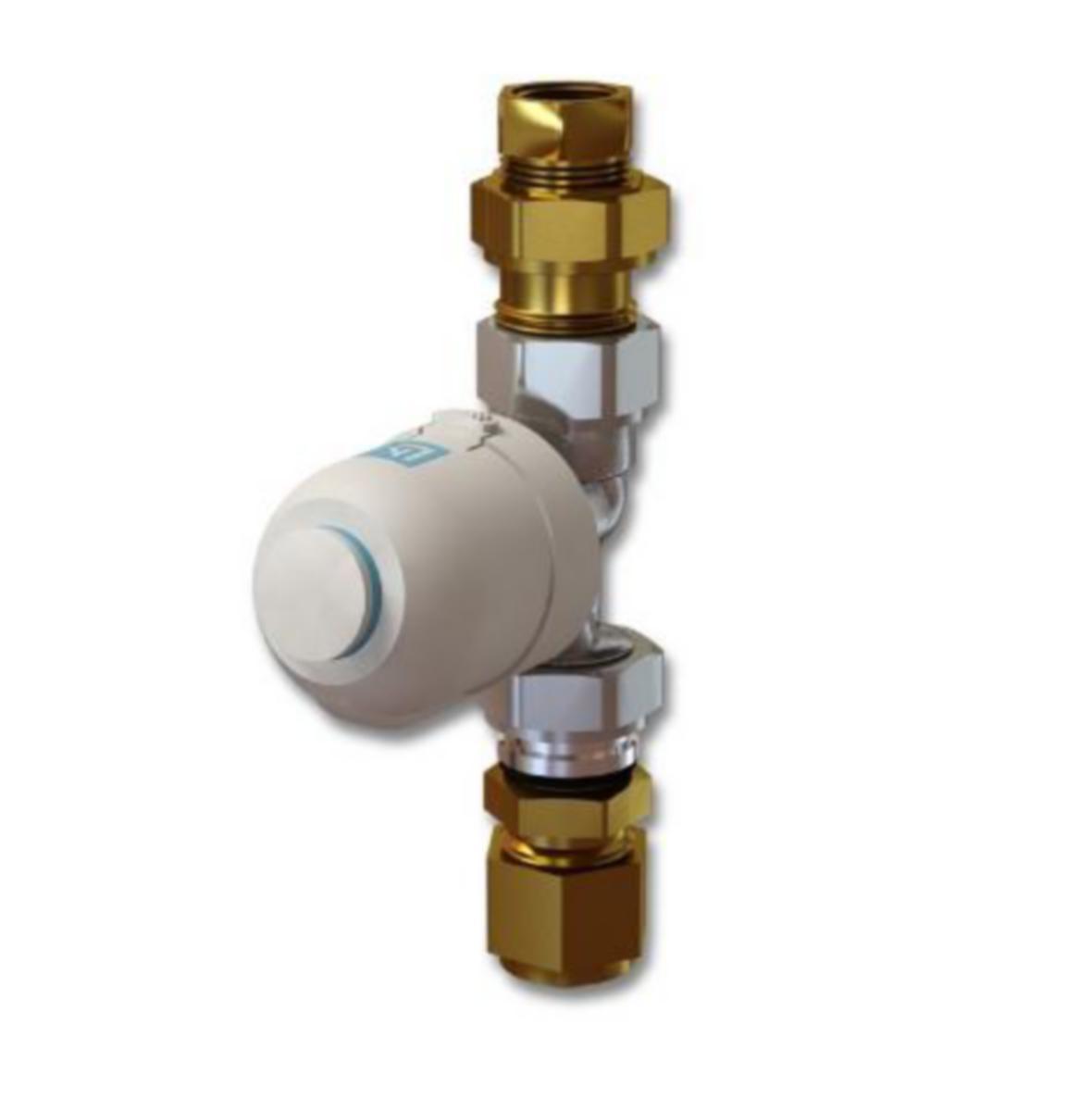 Termostaattiventtiilisarja LK Mini (NO) - TERMOSTAATTIVENTTIILISARJA 16X2-YHDISTÄJÄ 1/2"+TOIMIL.