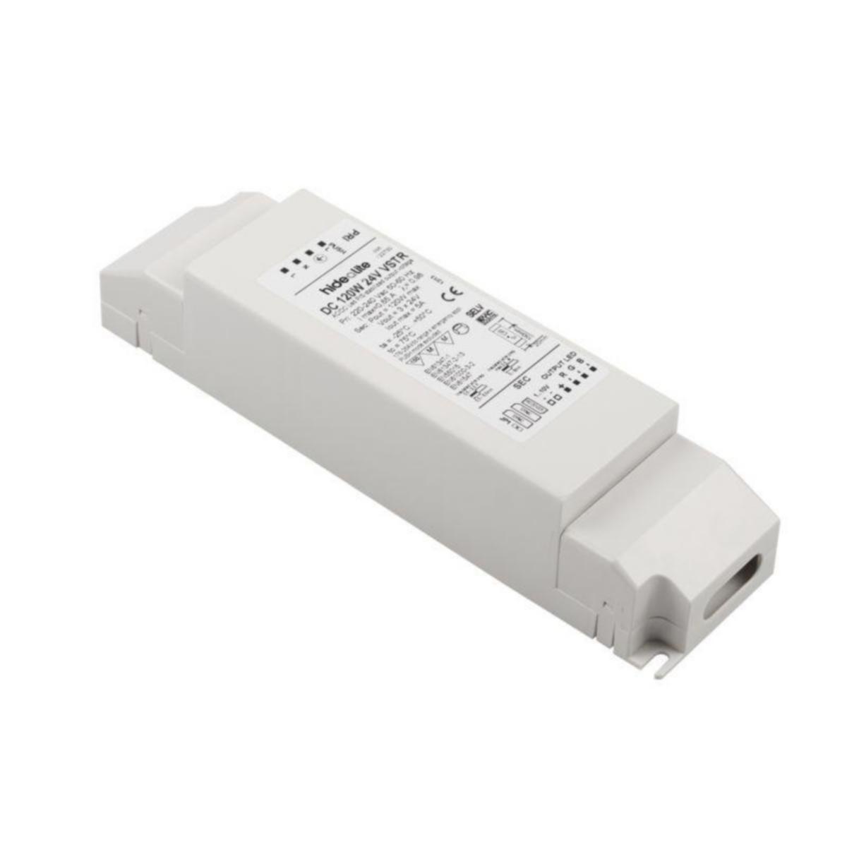 LED-liitäntälaite Hide-a-lite VSTR 24V - LED-LIITÄNTÄLAITE HIDE A LITE LED TRAFO VSTR 24VDC 120W