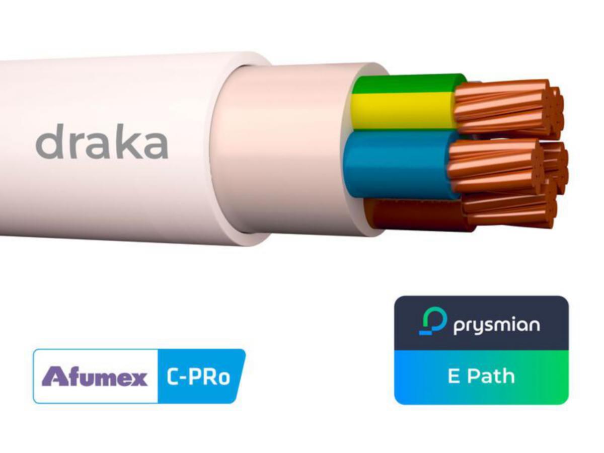 Asennuskaapeli Draka Afumex C-Pro AFUX HF Cca - ASENNUSKAAPELI-HF PRYSMIAN AFUX-HF C-PRO 5X16 S Cca K250