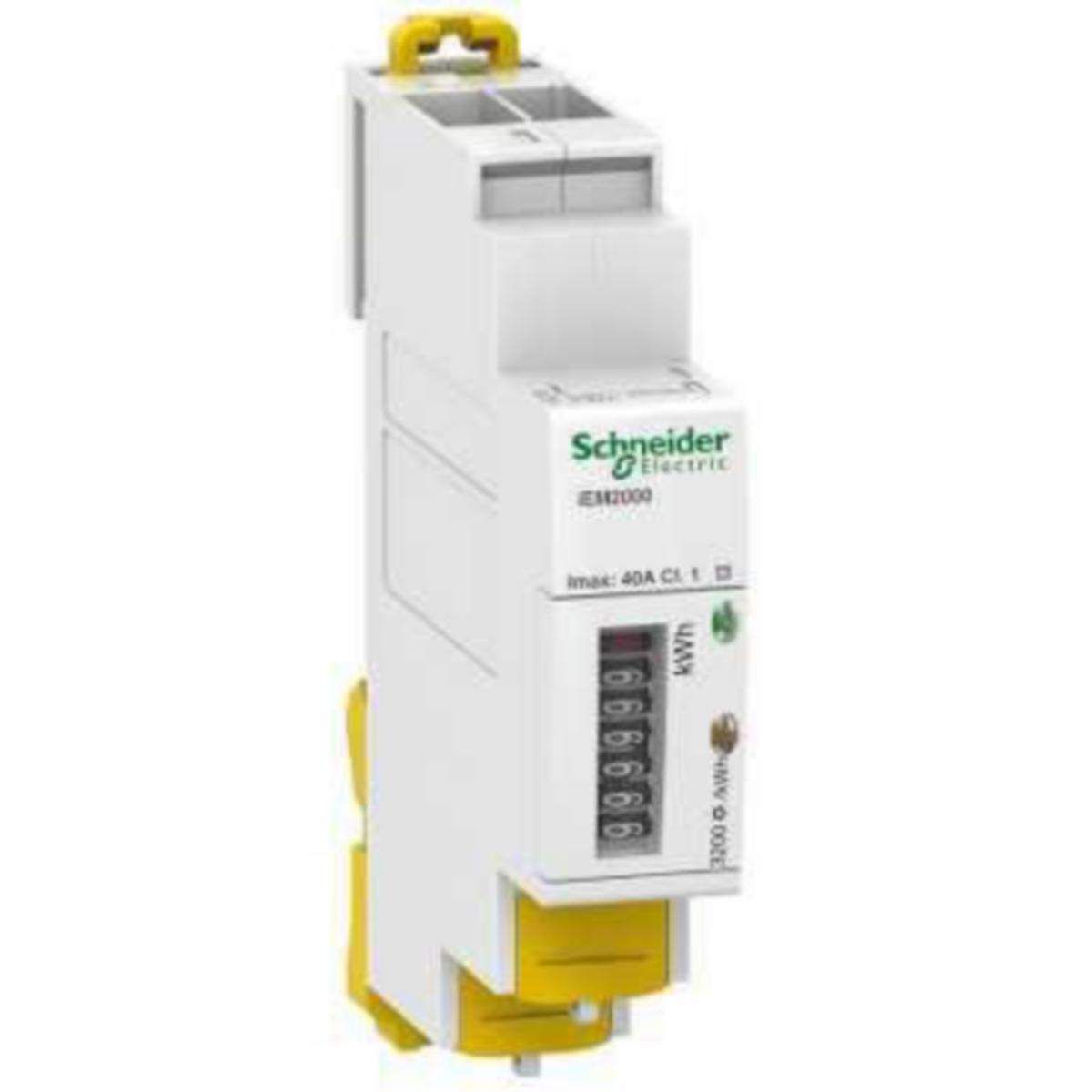 Energiamittari Schneider Electric Acti 9 iEM2000-sarja - ENERGIAMITTARI MID ACTI 9 IEM2000 1V 40A LK1 DIN