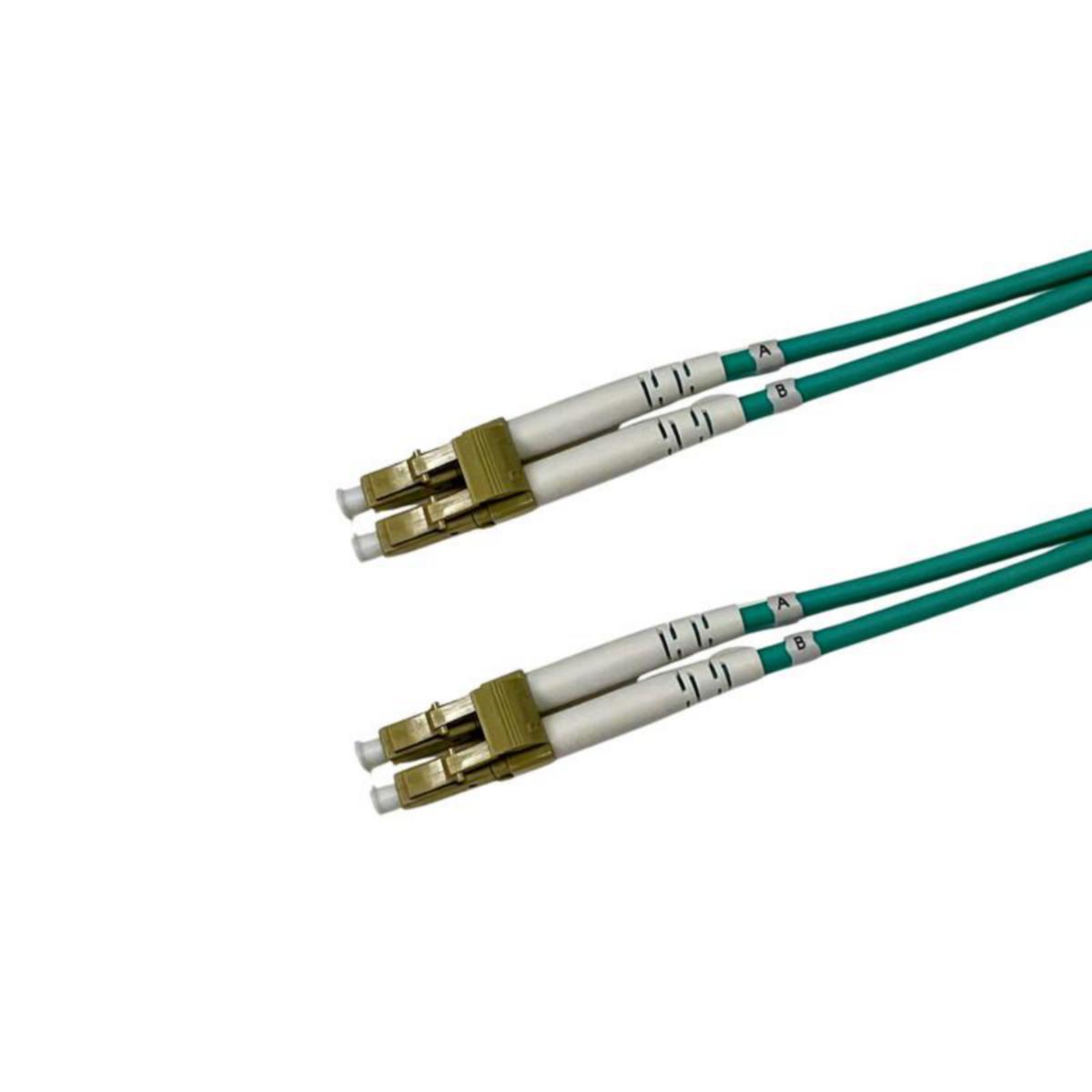 Kytkentäkaapeli-kuitu Finnsat OM3 duplex - KYTKENTÄKAAPELI-KUITU FINNSAT OM3 LC/LC DUPLEX 0.5M